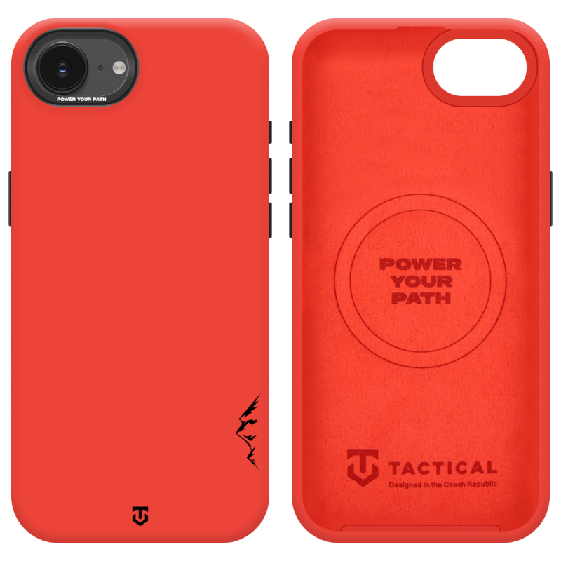 Tactical MagForce Velvet Smoothie 2.0 tok az Apple iPhone 16e/17e-hez, Chili színben