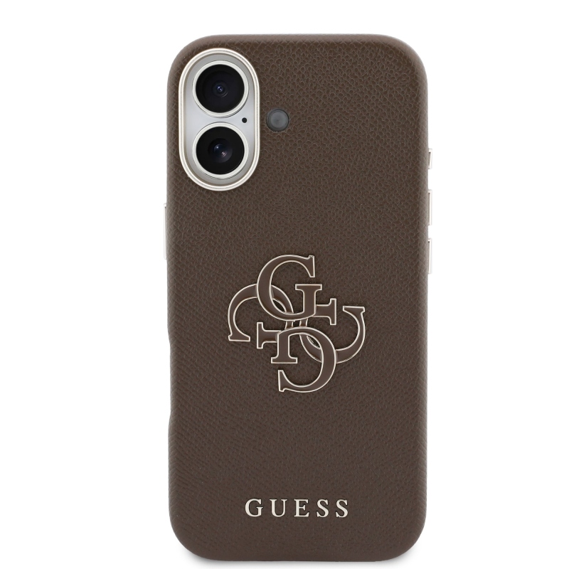 Guess PU gyanta logós hátlap iPhone 17 barna színű iPhone 17-hez