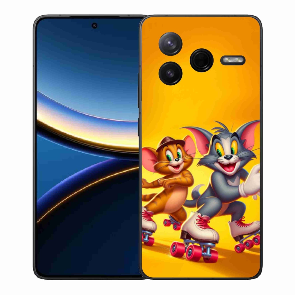 Gél borítás mmCase a Xiaomi Poco F7 Pro számára - tom a jerry