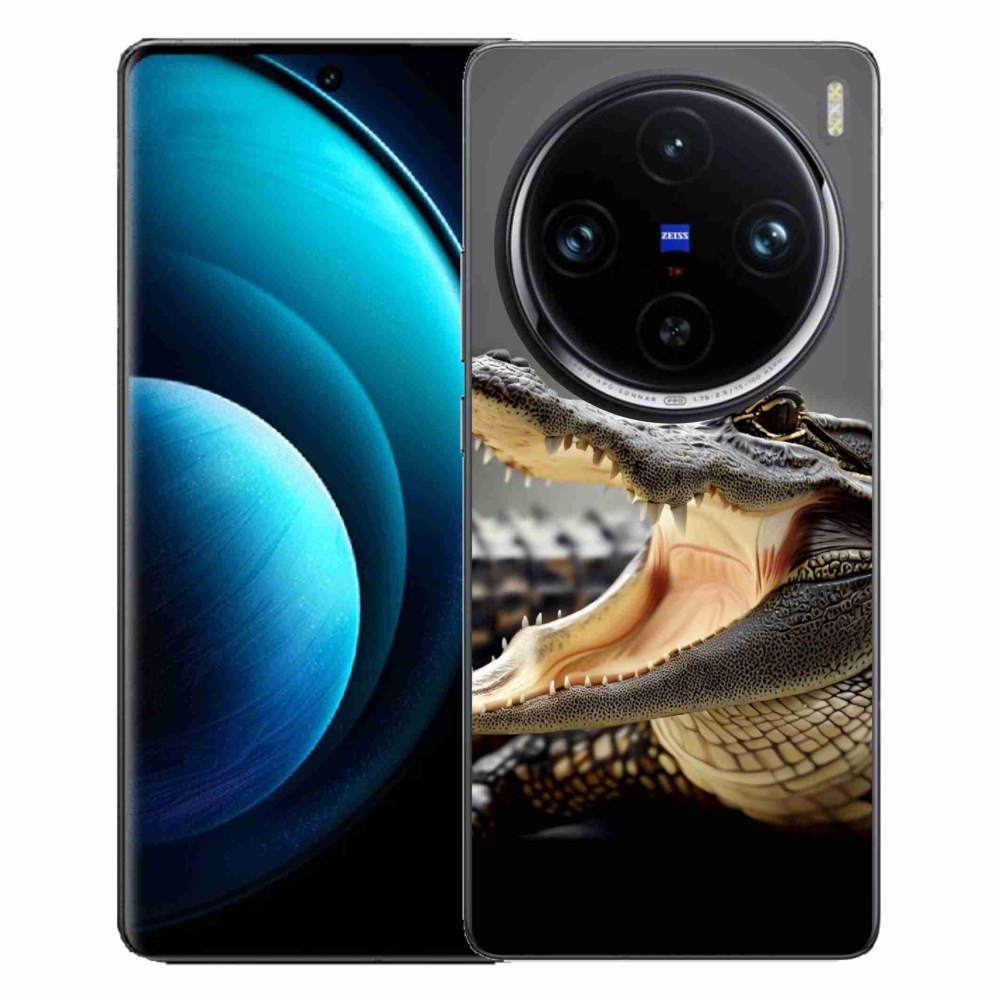 Zselés tok mmCase a Vivo X100 Pro 5G készülékhez - krokodil