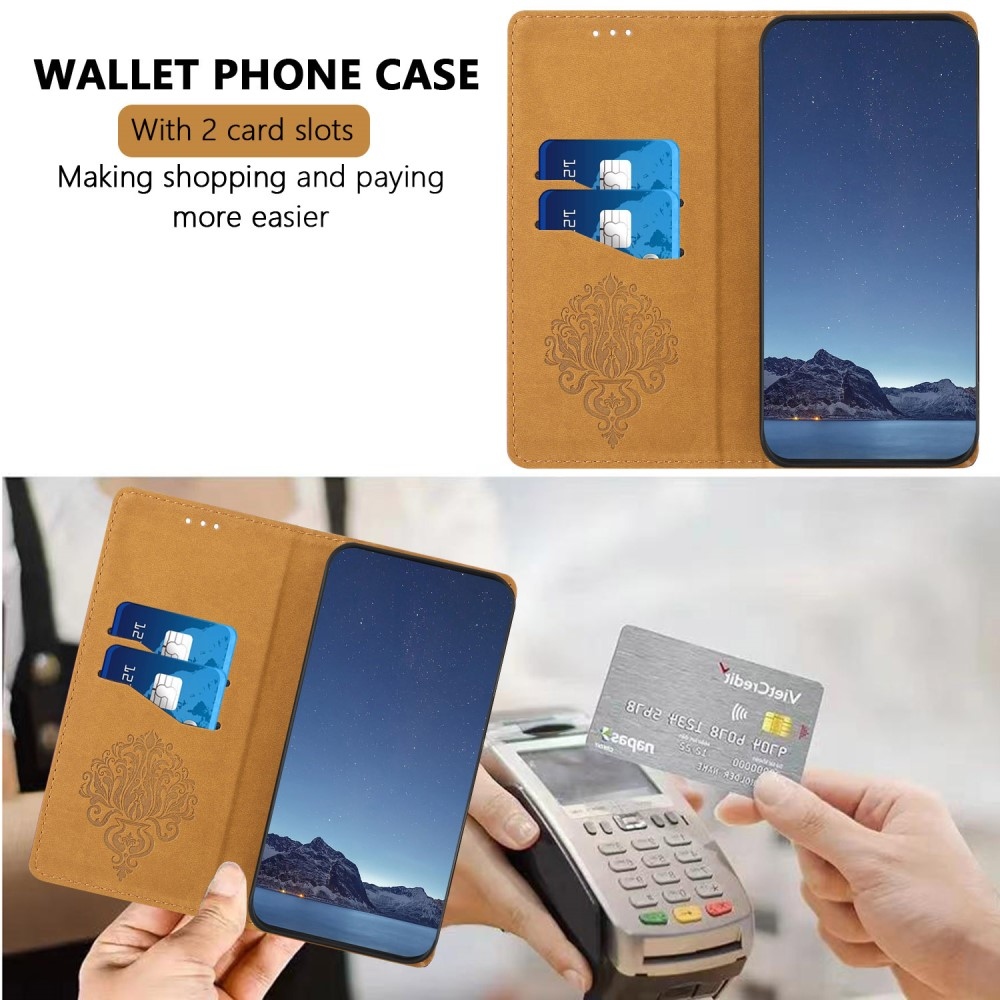 L-alakú könyvtáska Honor 400 Lite-hoz - fekete