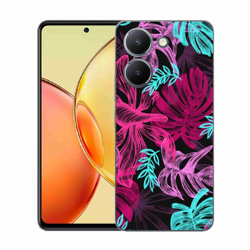 Zselés borítás mmCase a Vivo Y36-hoz - virágok 1