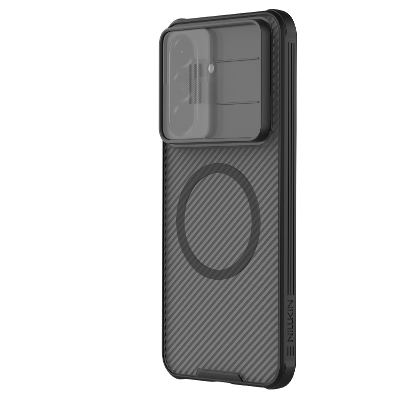 Nillkin CamShield PRO mágneses hátlap Samsung Galaxy A57 átlátszó fekete