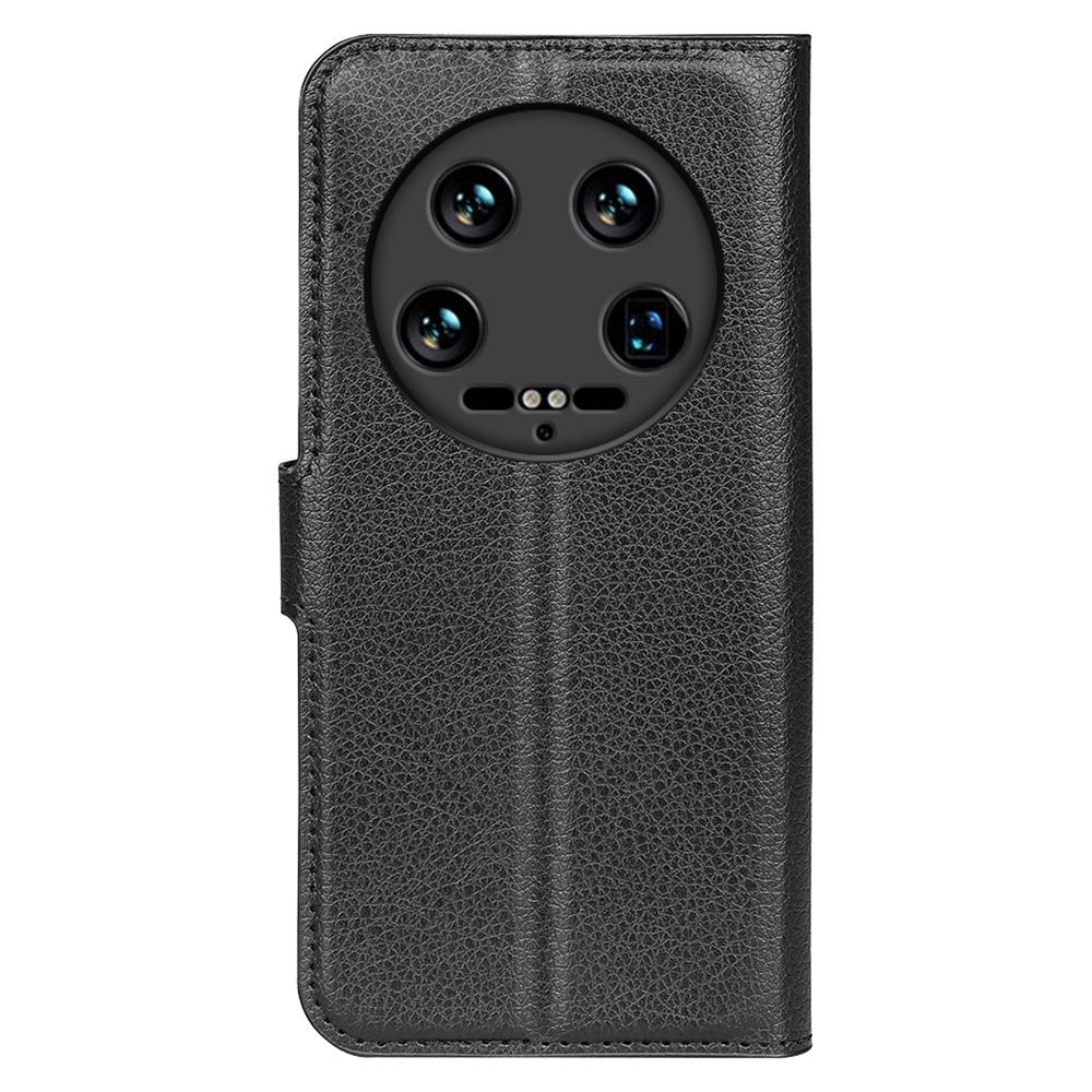 Litchi könyvtáska Xiaomi 14 Ultra - fekete