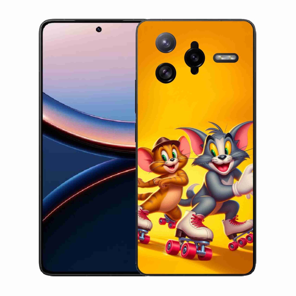 Gél borítás mmCase a Xiaomi Poco F7 Ultra számára - tom and jerry
