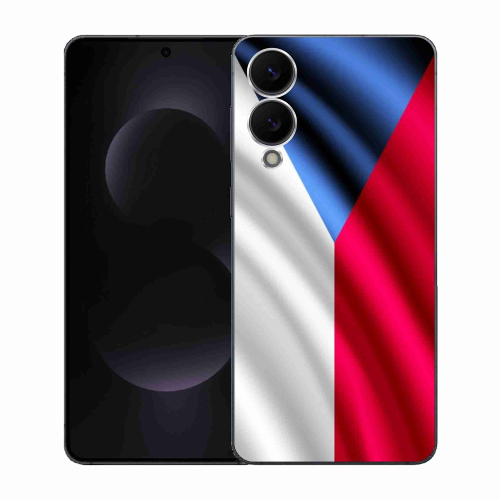 Gél borítás mmCase Samsung Galaxy S25 Edge - cseh zászlóhoz