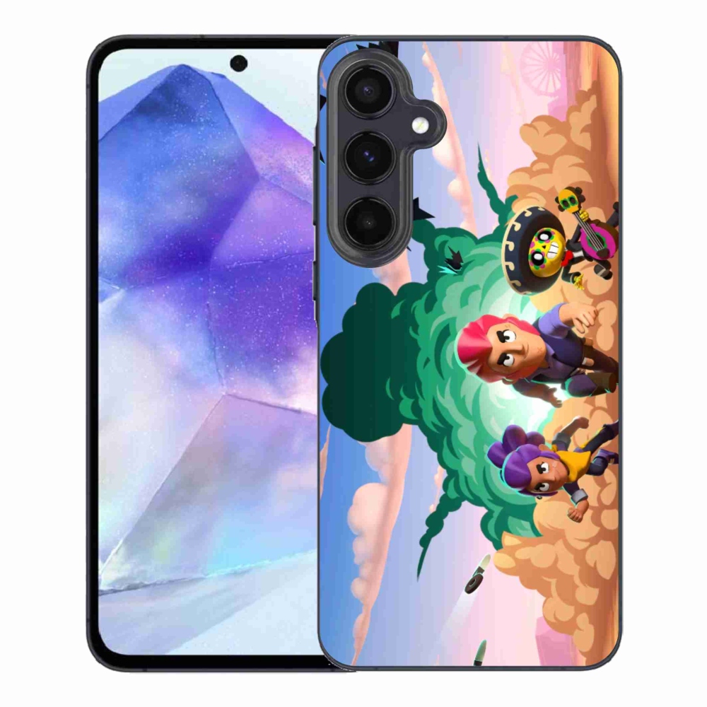 Gél borítás mmCase Samsung Galaxy A55 5G - verekedés csillagok