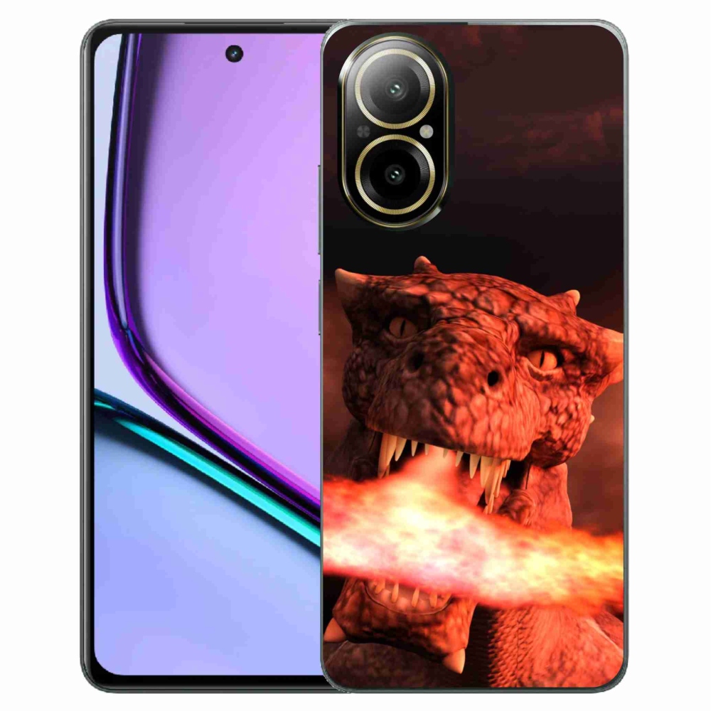 Zselés borítás mmCase a Realme C67 készülékhez - sárkány