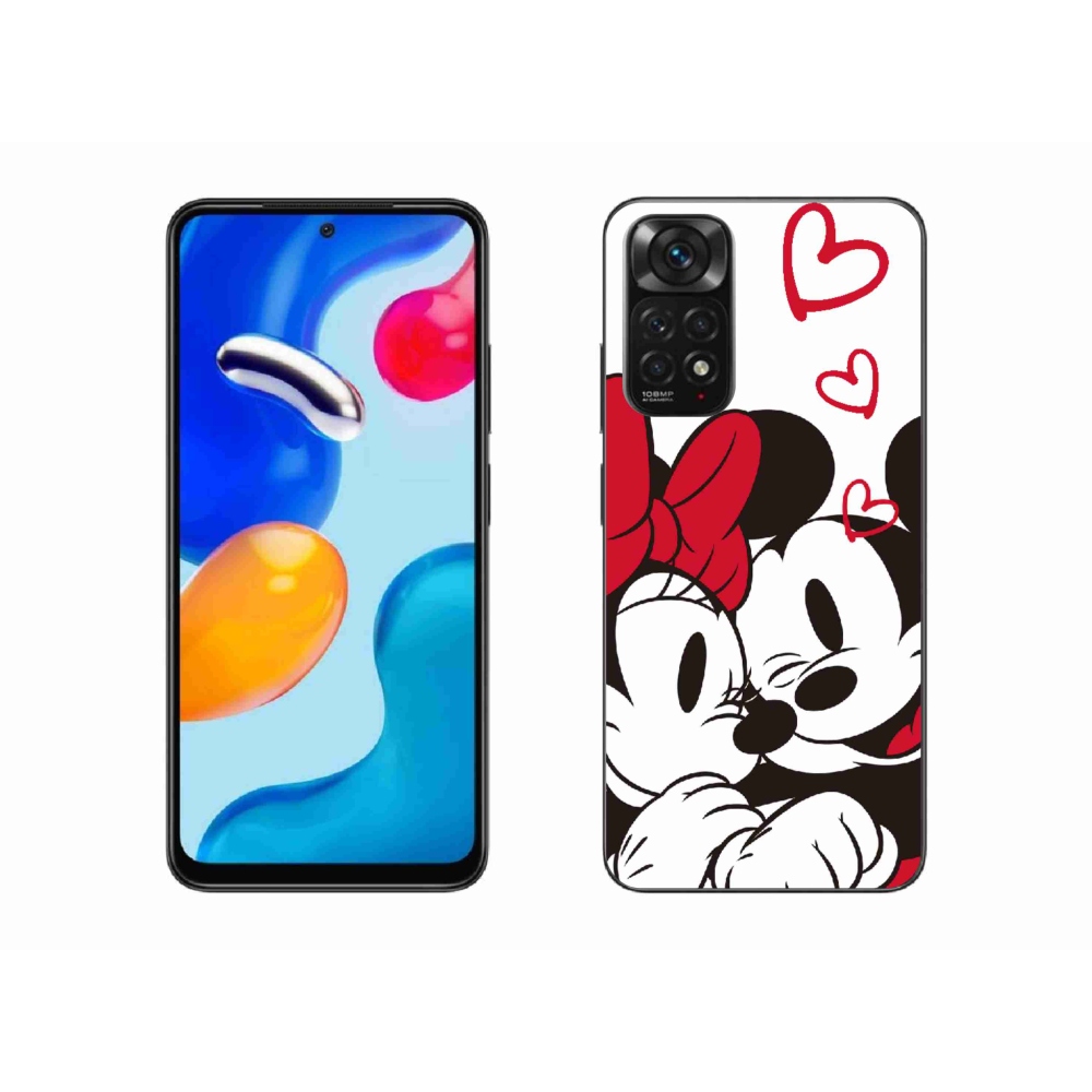 Gél borítás mmCase a Xiaomi Redmi Note 11S 4G-hez - minnie és mickey