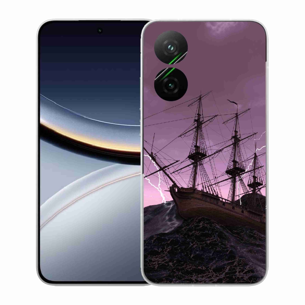 Gél borítás mmCase a Xiaomi Poco F7 5G-hez - hajó a viharban