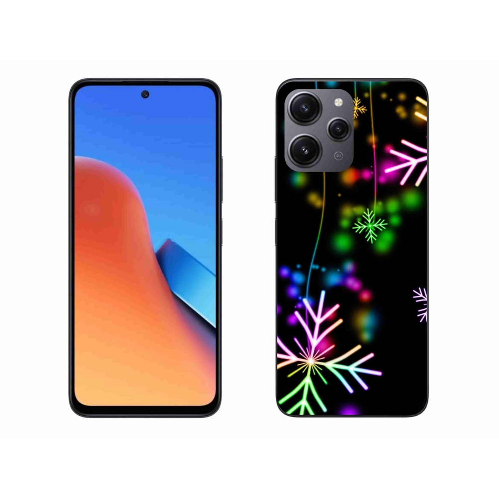 Gél borítás mmCase a Xiaomi Redmi 12-hez - színes pelyhekkel