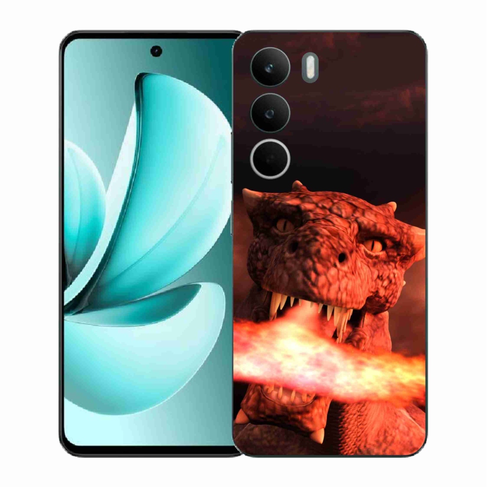 Zselés borítás mmCase a Realme C71 készülékhez - sárkány