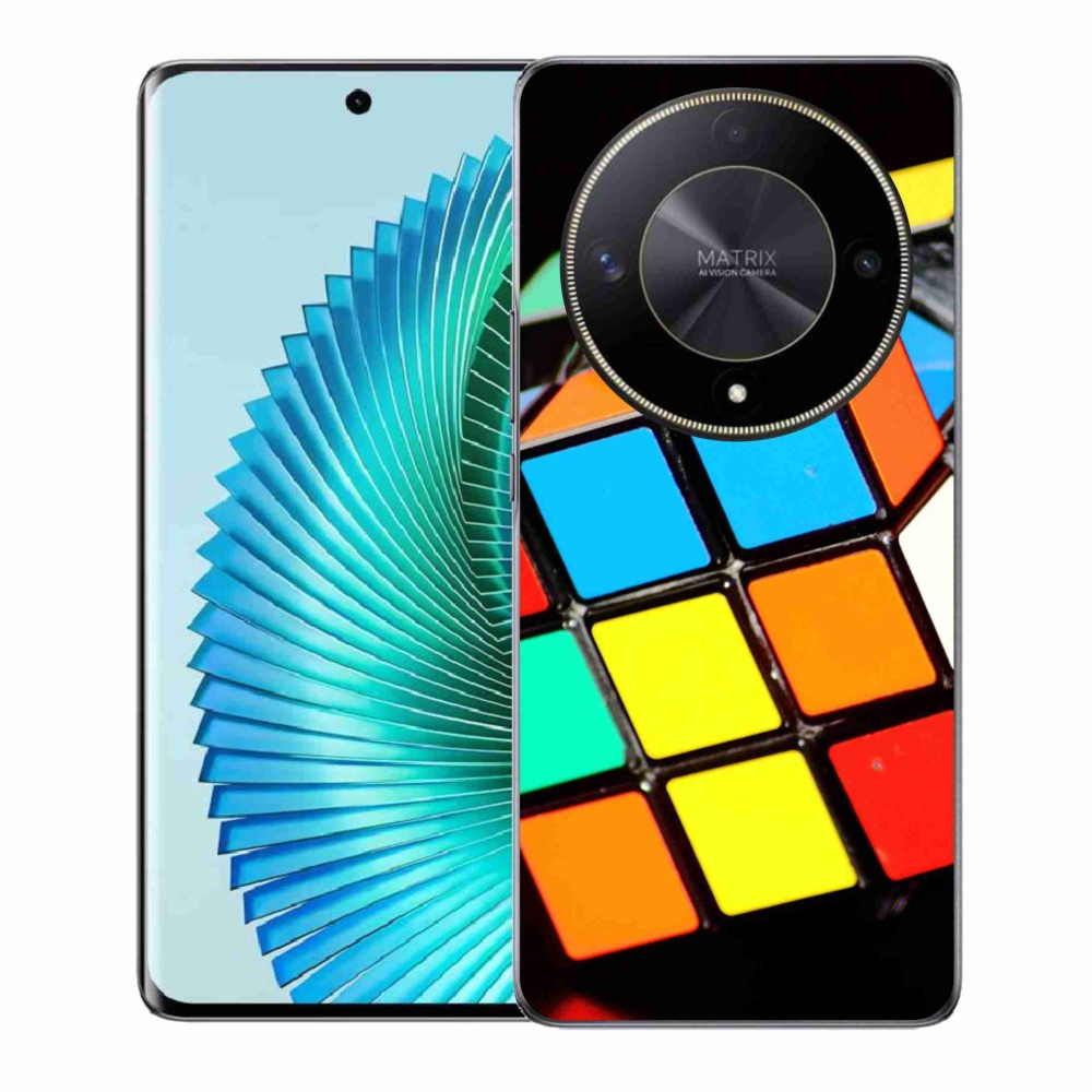 Gél tok mmCase a Honor Magic 6 Lite 5G számára - Rubik-kocka