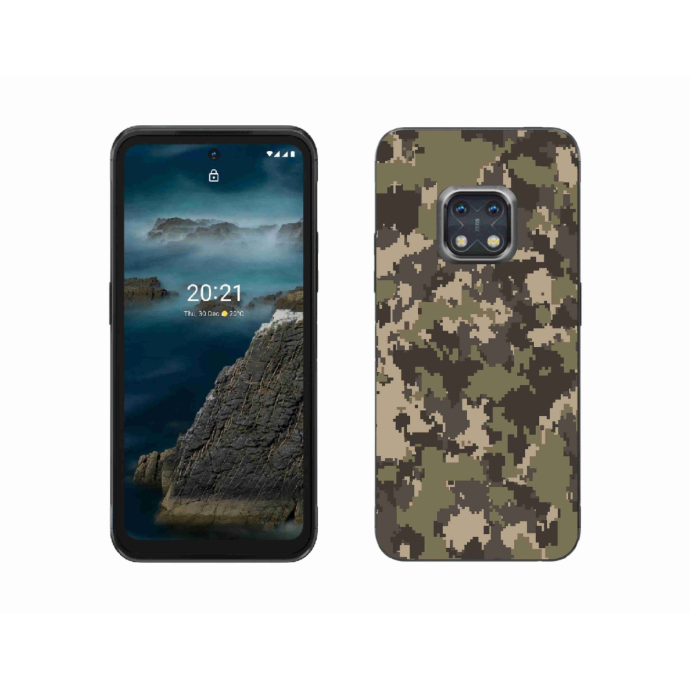 Zselés borítás mmCase a Nokia XR20 készülékhez - terepszínű minta 12