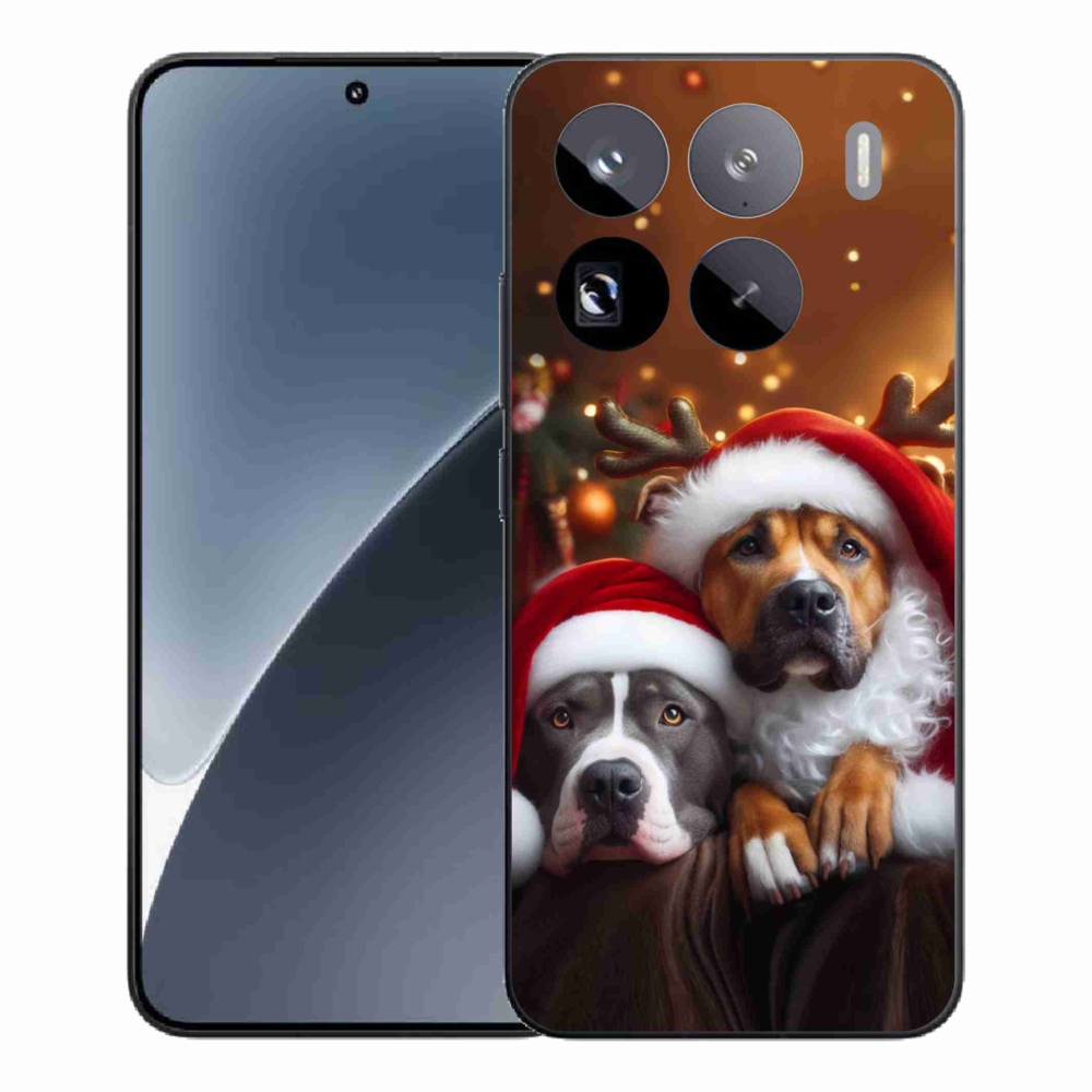 Gél borítás mmCase a Xiaomi 15 Pro számára - Karácsonyi kutyák