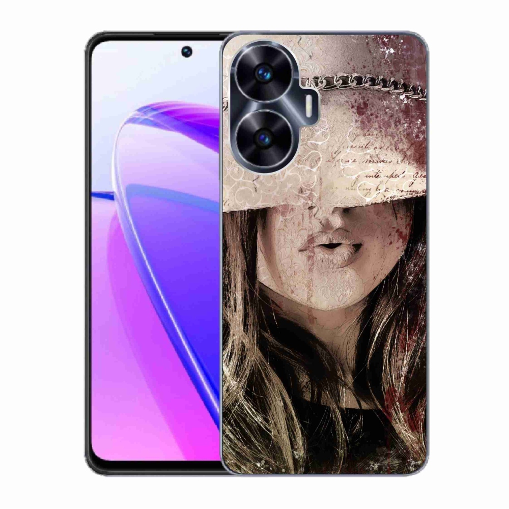 Gél borítás mmCase a Realme C55 készülékhez - lány