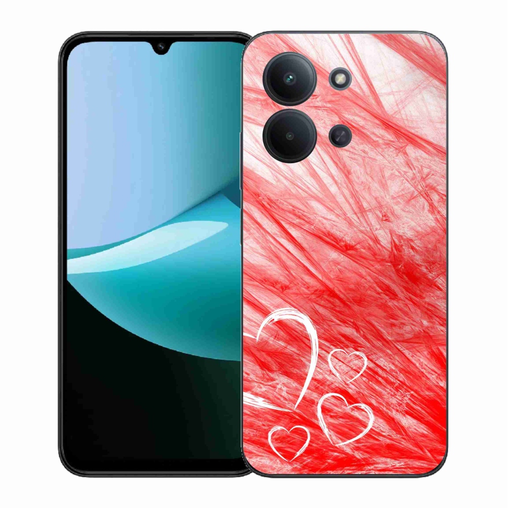 Gél borítás mmCase a Xiaomi Redmi 15C 4G (171mm)/Poco C85 4G (171mm) számára - szív