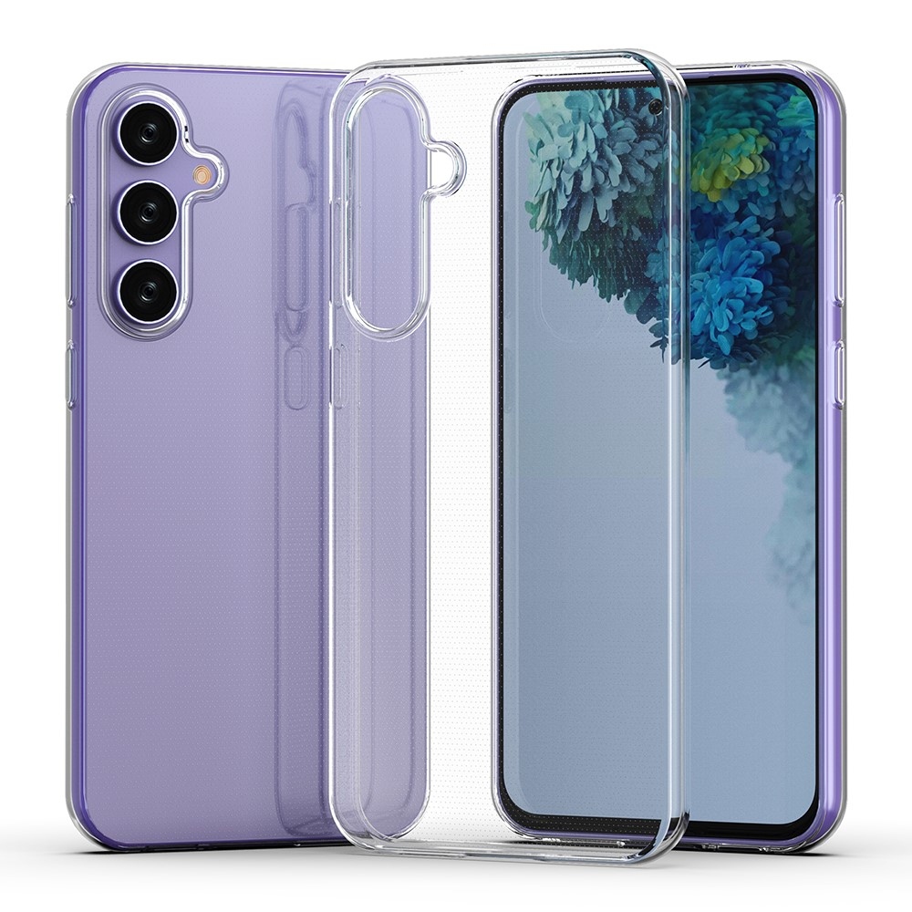 Átlátszó zselés tok Samsung Galaxy S23 FE készülékhez - átlátszó