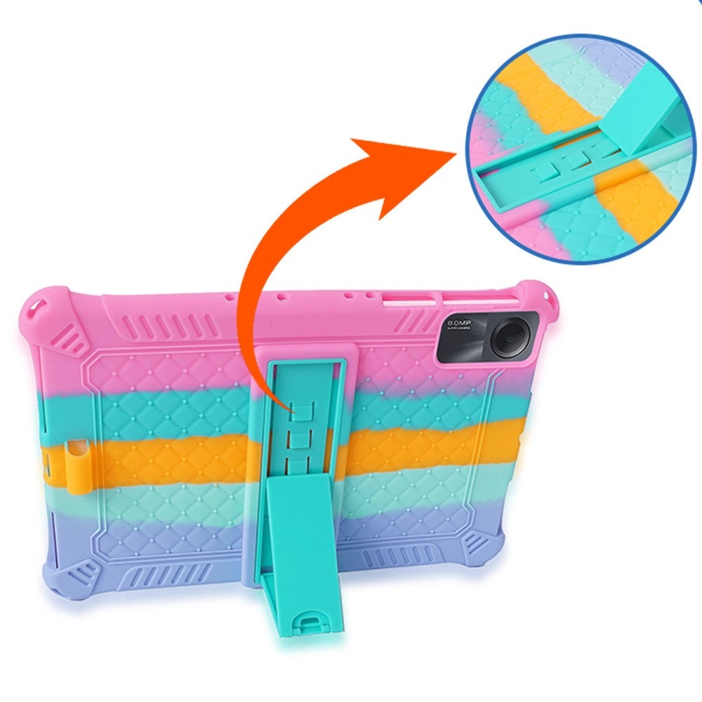 Szilikon borító pánttal Xiaomi Redmi Pad SE-hez - színes/világoskék