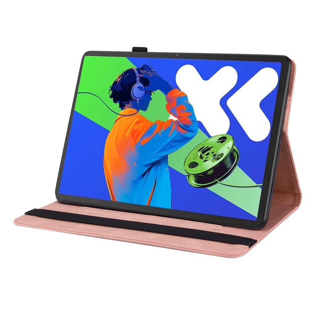 Pillangó táblagép tok Lenovo Idea Tab Pro 12.7 - rózsaszín