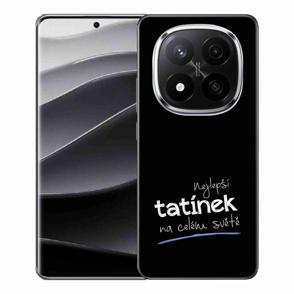 Gél borító mmCase a Xiaomi Redmi Note 14 Pro+ 5G - legjobb apuci 4 fekete háttérrel