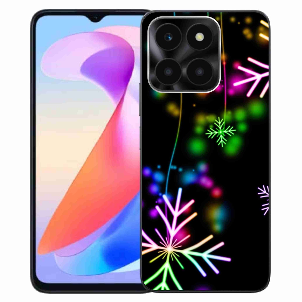 Zselés borítás mmCase a Honor X6a készülékhez - színes pelyhekkel