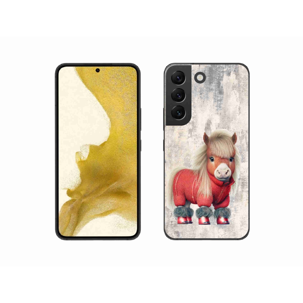 Gél borítás mmCase Samsung Galaxy S22 5G - póni pulóverben
