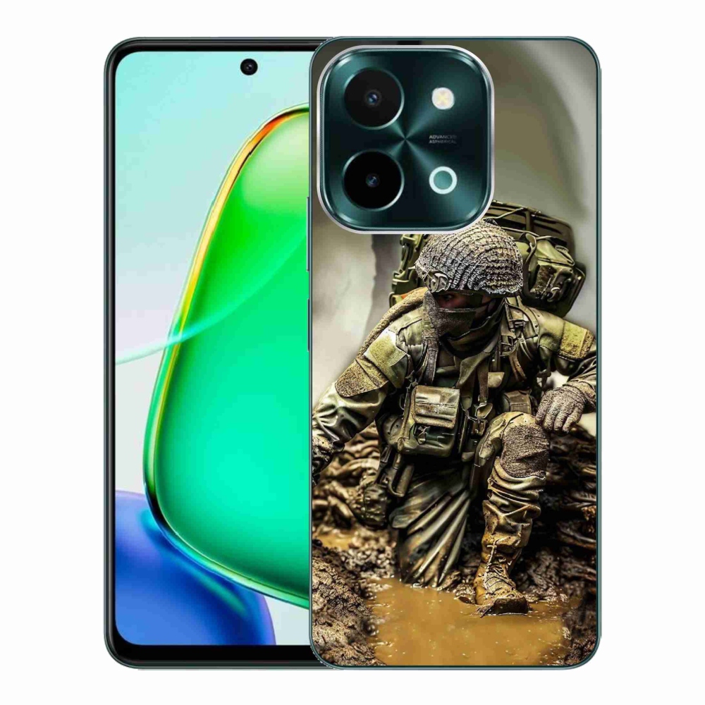 Zselés borítás mmCase a Vivo Y28-hoz - katona