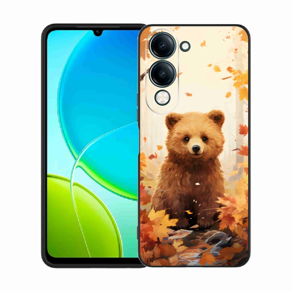 Gél borítás mmCase a Vivo Y29s 5G-hez - medve az erdőben