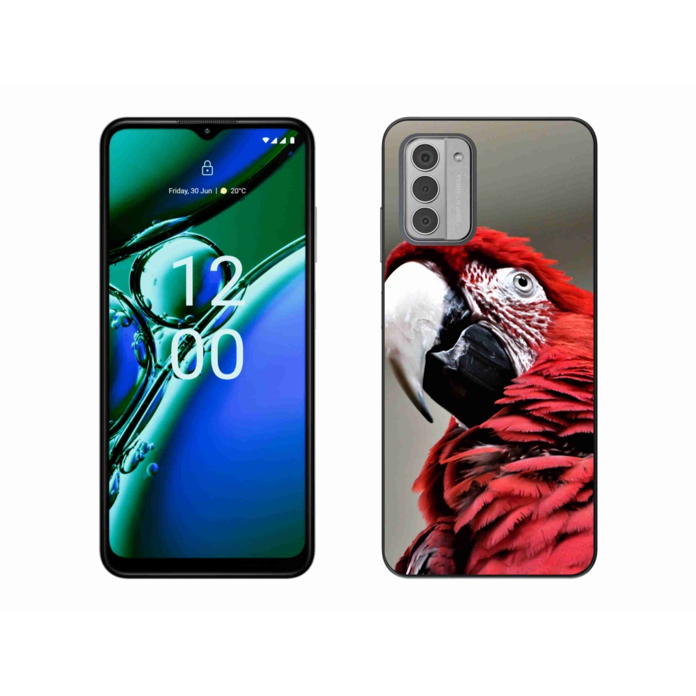 Gél tok mmCase a Nokia G42 készülékhez - papagáj ara piros
