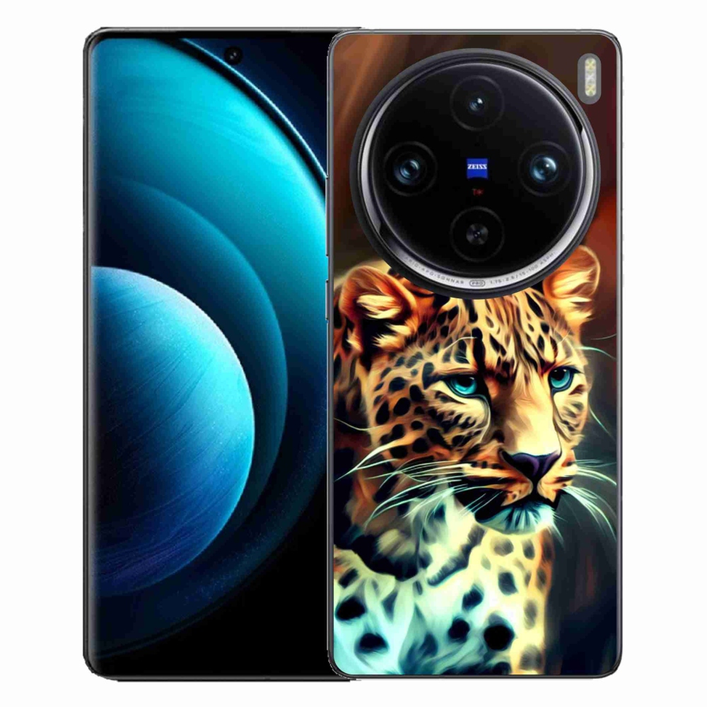 Zselés borítás mmCase a Vivo X100 Pro 5G készülékhez - leopárd