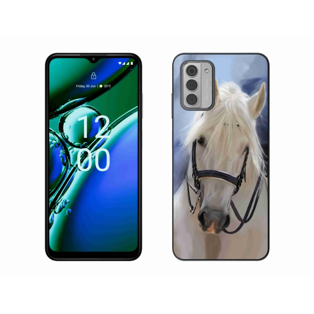 Zselés tok mmCase a Nokia G42 készülékhez - fehér ló