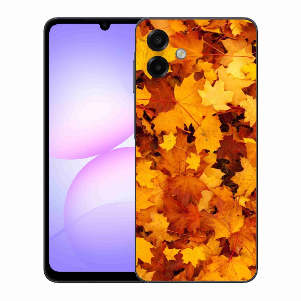 Gél borítás mmCase Samsung Galaxy A07 4G - juharlevelek - Samsung Galaxy A07 4G - juharlevelek