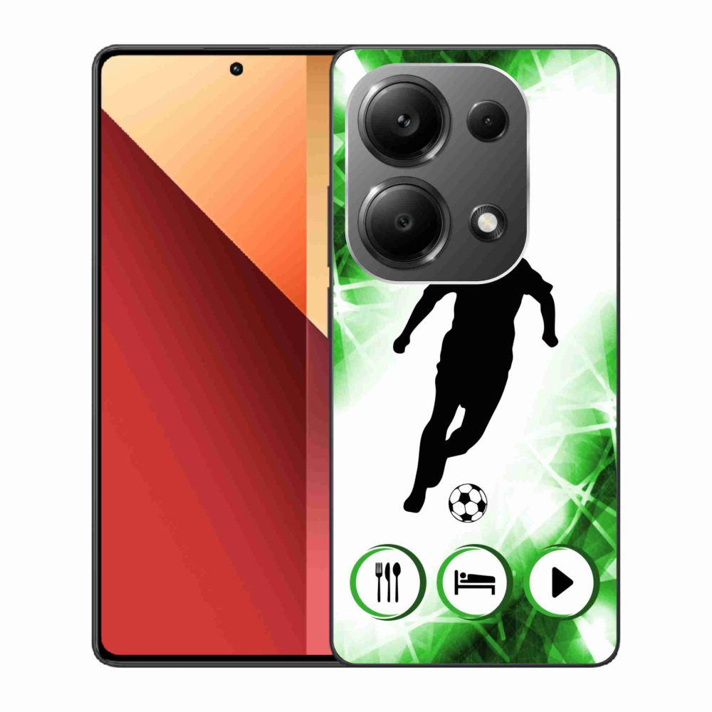 Gél borítás mmCase a Xiaomi Redmi Note 13 Pro 4G/Poco M6 Pro - focista számára