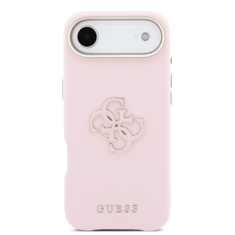 Guess PU gyanta logós hátlap iPhone Air rózsaszínhez