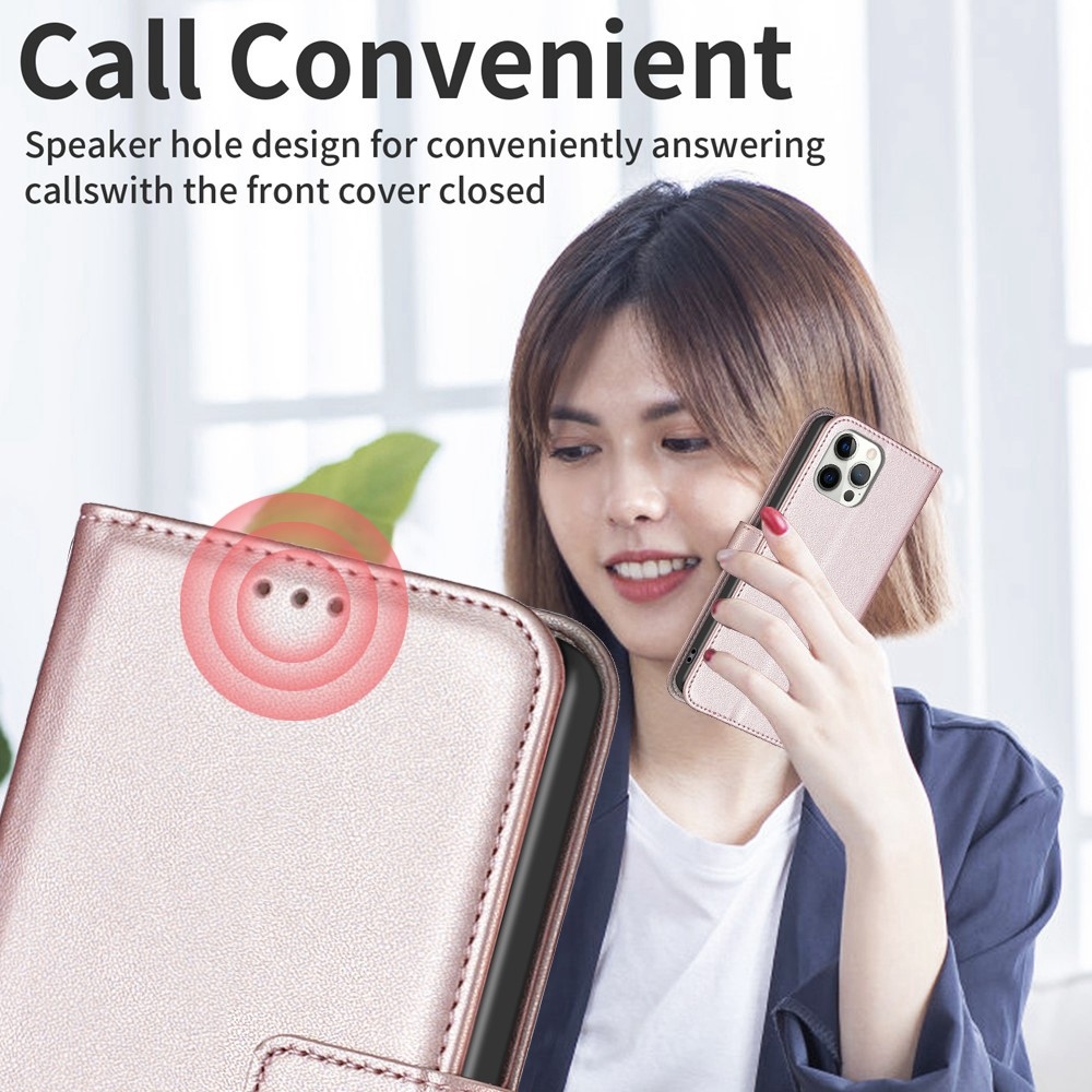 BNF könyvtáska Samsung Galaxy M55 5G - rózsaarany