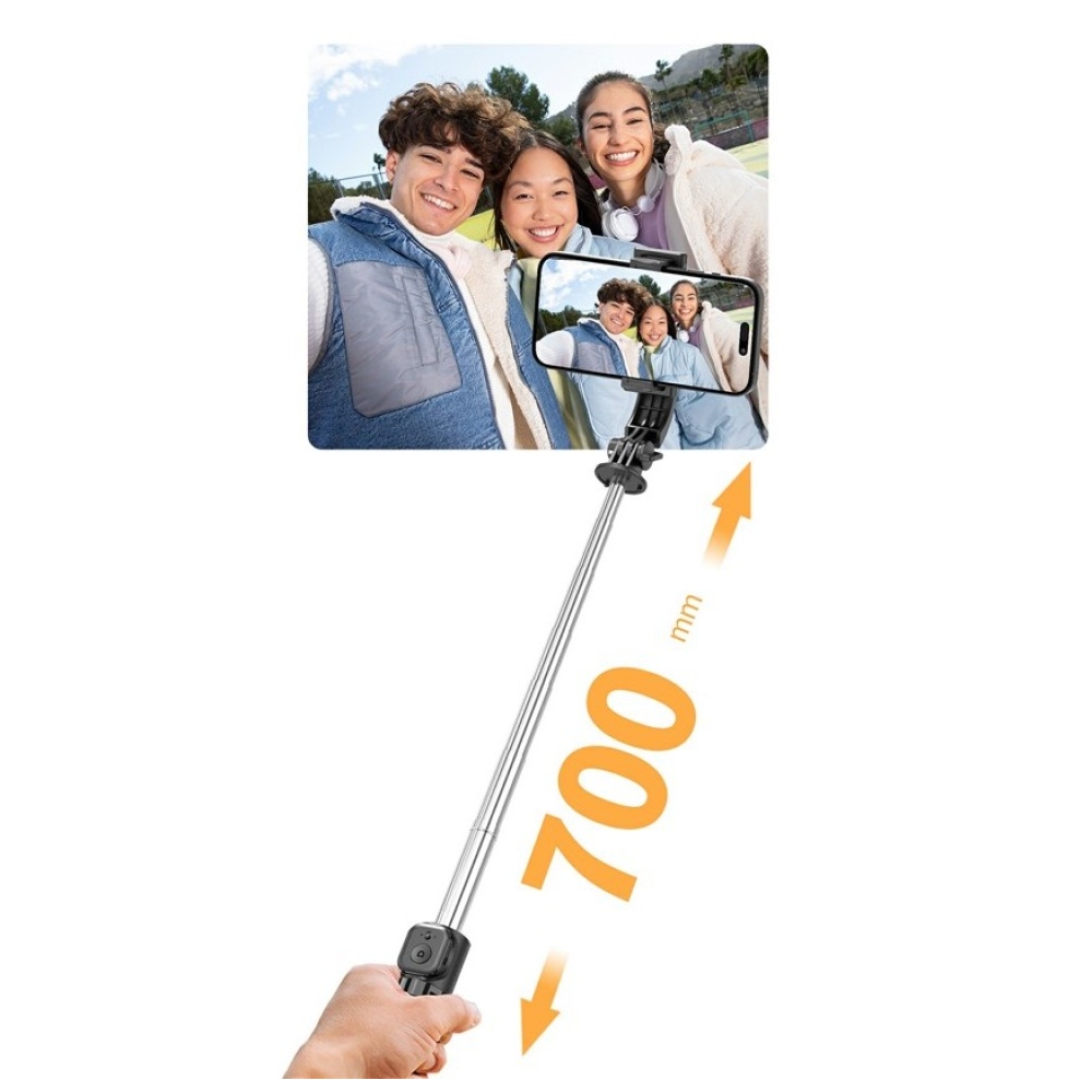 Q21 mini szelfibot állvánnyal és Bluetooth vezérlővel