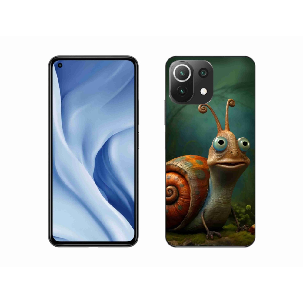 Gél borítás mmCase a Xiaomi 11 Lite 5G NE számára - csiga