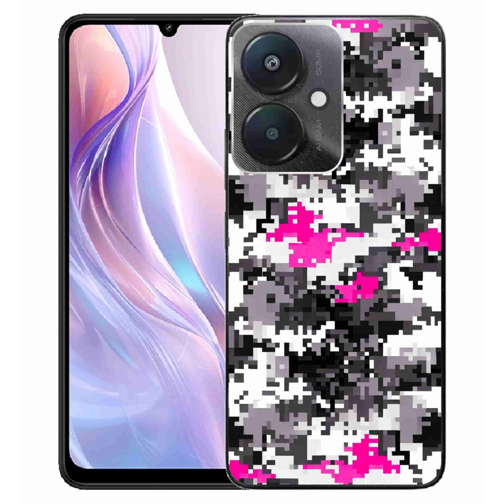 Gél borítás mmCase a Xiaomi Redmi 13C 5G-hez - álcázó minta 4