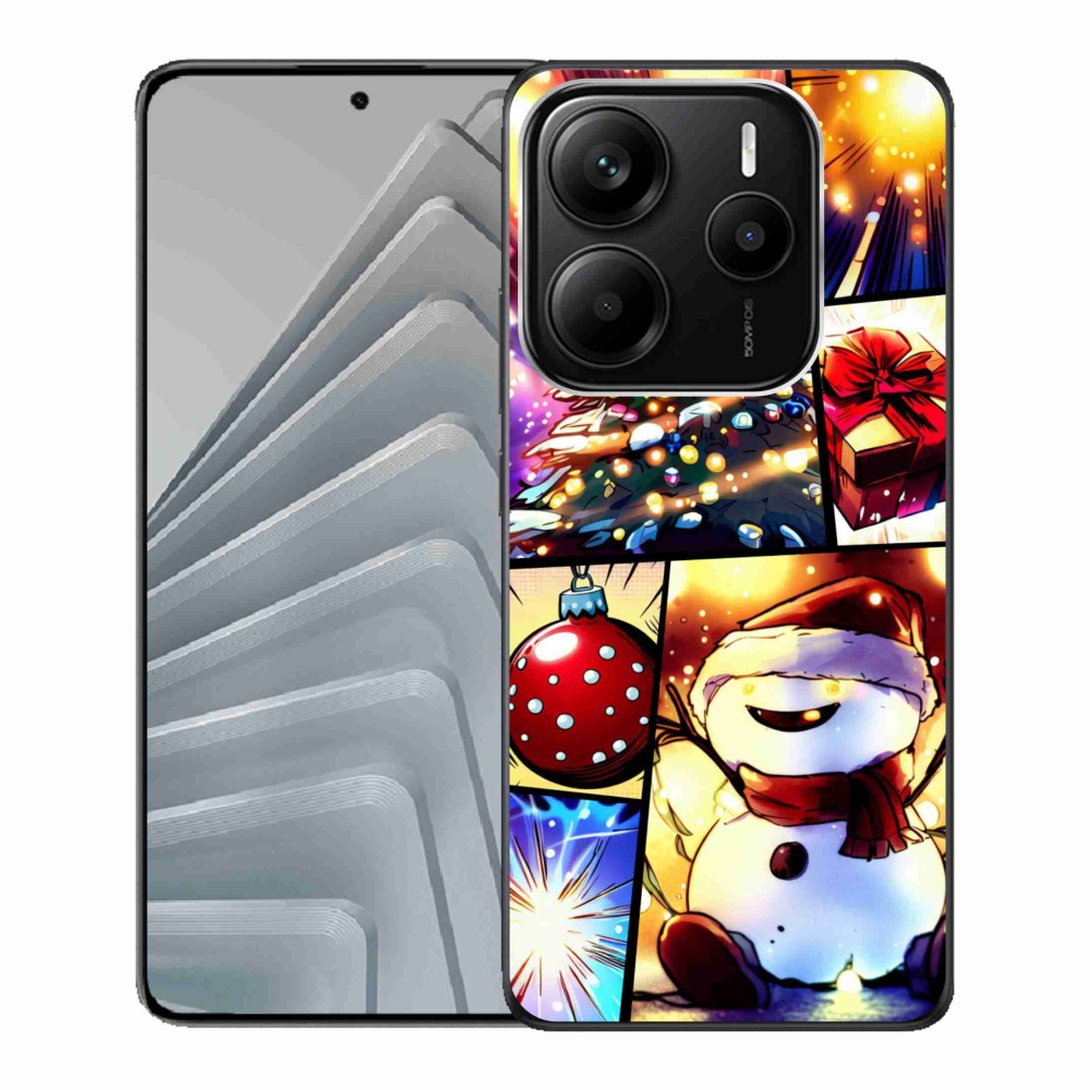 Gél borító mmCase a Xiaomi Redmi Note 14 5G számára - karácsonyi motívumok 1