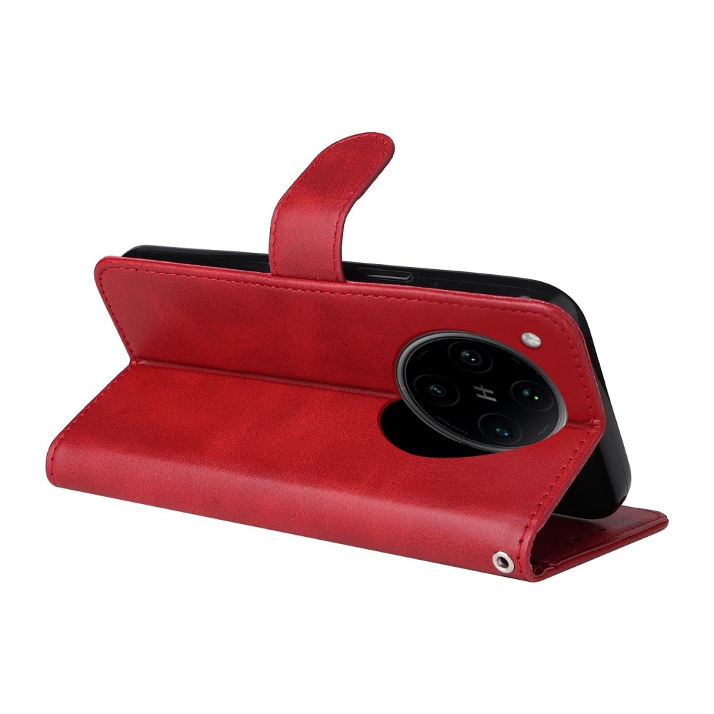 Könyvtáska a Realme GT 7 Pro 5G-hez - piros színű