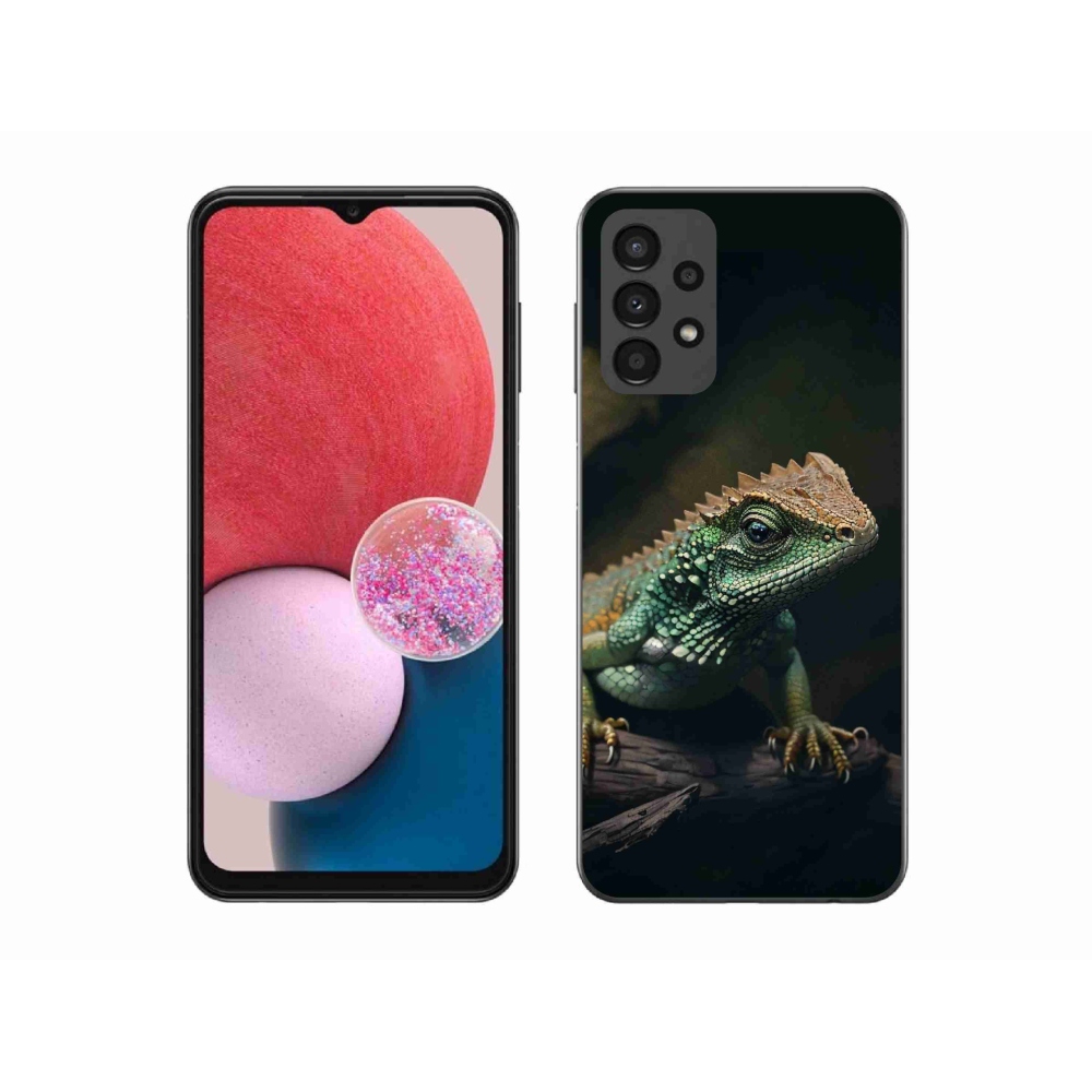 Gél borítás mmCase Samsung Galaxy A13 4G készülékhez - gyík