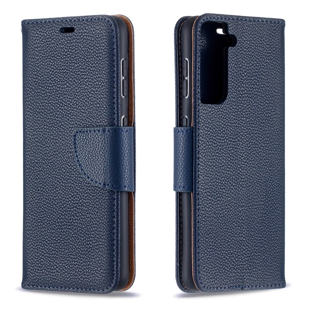 Tárcás könyv tok Samsung Galaxy S21 - kék