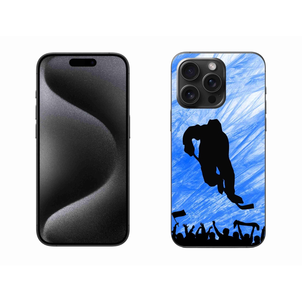 Zselés borítás mmCase iPhone 15 Pro Max készülékhez - hokijátékos