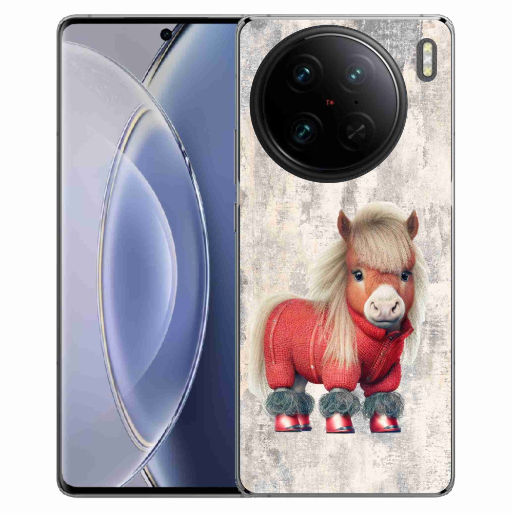 Gél borítás mmCase a Vivo X90 Pro-hoz - póni pulóverben
