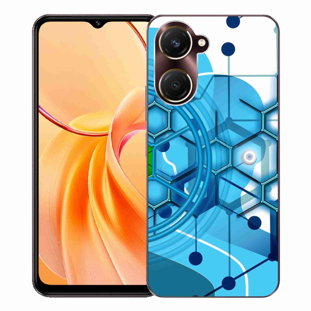 Gél borítás mmCase a Vivo Y28s 5G készülékhez - absztrakt minta 2