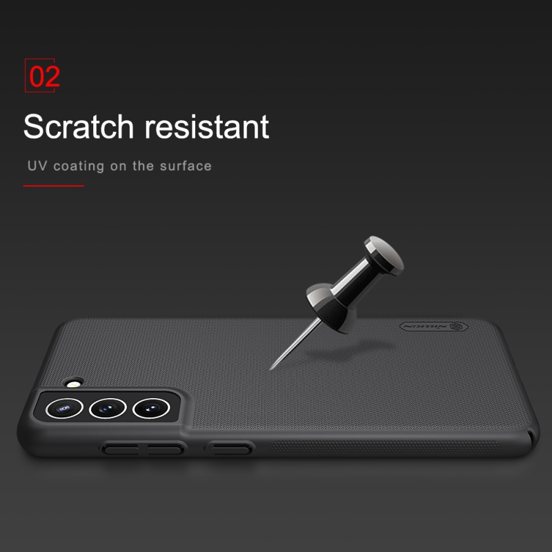 Nillkin Super Frosted hátlap Samsung Galaxy S21 FE 5G fekete