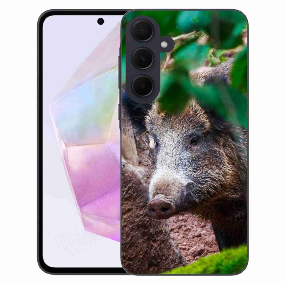 Gél borító mmCase Samsung Galaxy A35 5G - vaddisznóhoz