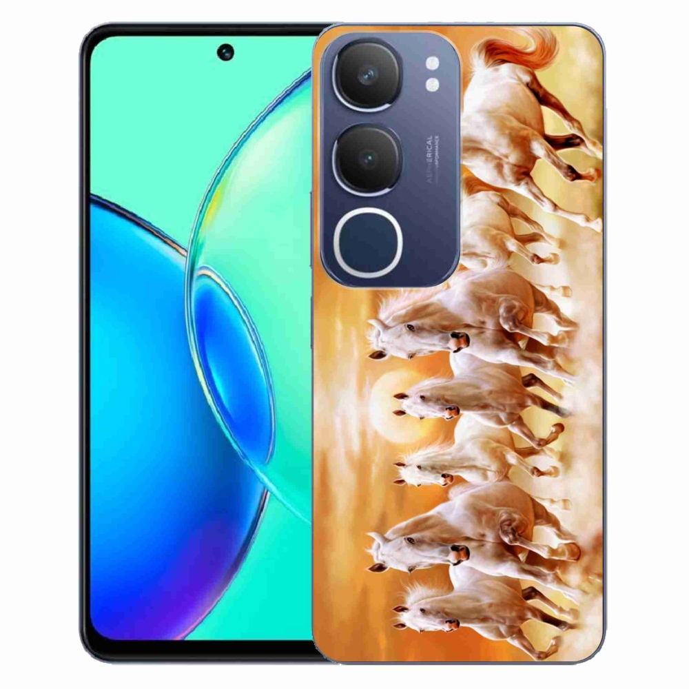 Gél borítás mmCase a Vivo Y19s készülékre - lovak 2