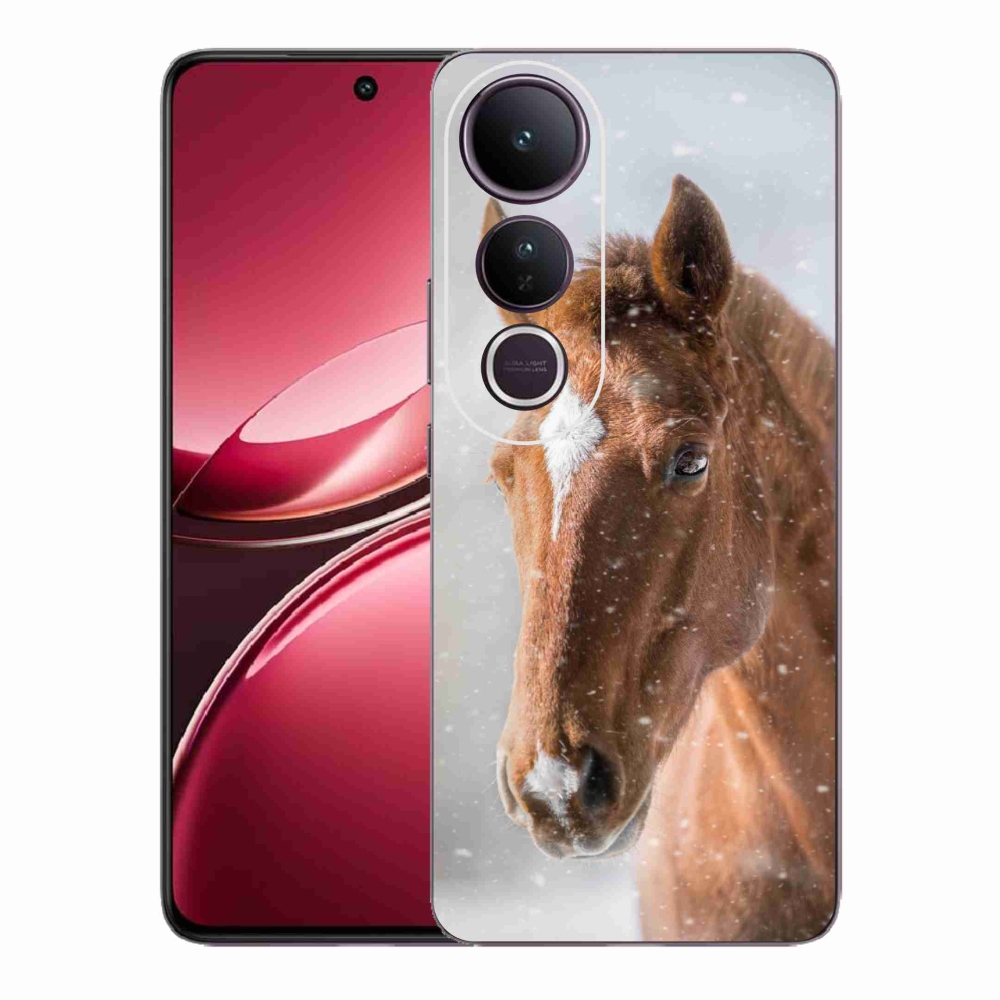 Gél védőburkolat mmCase a Vivo V50 Lite 4G/5G készülékhez - barna ló 2